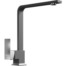 Teka Real Stone BT003 Göksu L Kuğu Eviye Bataryası Antrasit