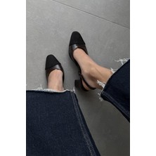 Straswans Paris Kadın Kırışık Deri Topuklu Ayakkabı Kahve