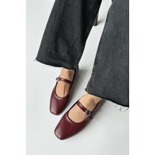 Straswans Berny  Kadın  Kemer  Detay  Deri  Babet Bordo