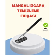 Epilons Uzun Saplı Izgara Temizleme Fırçası Çelik Telli