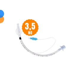 Sağlıklı Yaşam Entübasyon Tüpü (Endotrakeal Tüp) Kaflı (Balonlu) No: 3,5