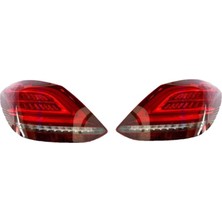 Bimbo C Serisi W205 Uyumlu Makyajlı LED Stop Seti 2014-2018