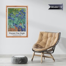 Akıllı Kağıt Irisler Tablo - Poster Dünyaca Ünlü ( Model-12)