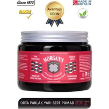 Morgan's Pomade Medium Hold & Shine Pomade - Orta Tutucu Parlaklık Veren Şekillendirici Pomad (Red Label) 500 gr
