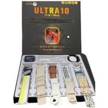 Aydogan's Watch 8 Ultra 49 Mm 10 In 1 Akıllı Saat 10 Kordonlu Takvim Spor