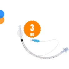 Sağlıklı Yaşam Entübasyon Tüpü (Endotrakeal Tüp) Kaflı (Balonlu) No: 3