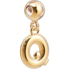 Chocli 18 Ayar Altın Kaplama Charm Harf - Q