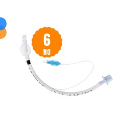 Sağlıklı Yaşam Entübasyon Tüpü (Endotrakeal Tüp) Kaflı (Balonlu) No: 6