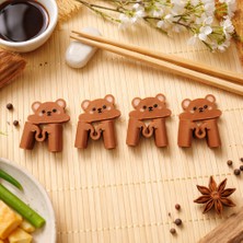 Pureysma Ayıcıklı Chopstick Öğrenme Aparatı – Chopstick Sabitleyici Tutucu