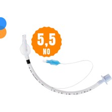 Sağlıklı Yaşam Entübasyon Tüpü (Endotrakeal Tüp) Kaflı (Balonlu) No: 5,5