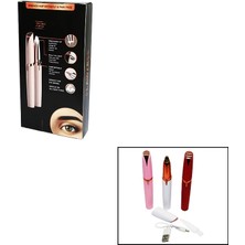 Shopwave Flawlbss USB Şarjlı Kalem Modeli Kaş Burun Yanak Kıl Makinesi (5047)