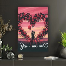 14 Şubat | Sevgililer Günü | Aşk Temalı Dekoratif Cam Tablo