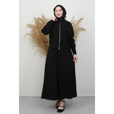 Kolu Büzgülü Takım Siyah