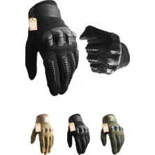 Single Sword Koruyucu Tam Parmak Motorcu ve Bisiklet Eldiveni -Xl