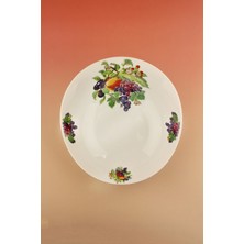 Bursa Porselen Dekor Grapes Porselen Salata Kasesi