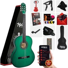 Midex CG-36GR Kaliteli 36 İnç 3/4 Juniur Çocuk Gitarı 8-12 Yaş Arası (Çanta Askı Capo Nota Sticker Pena Metod)