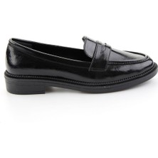 Bambi Siyah  Kadın Loafer Ayakkabı K01216100142