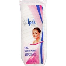 İpek 100 gr Pamuk Yüksek Su Tutma Kapasitesi ile Hassas Ciltlere Uygun Temizlik