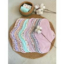 ECOSOFT Yıkanabilir Doğal Kadın Pedi Gece 16'lı  Pamuk ve Bambu