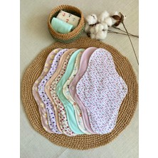 ECOSOFT Yıkanabilir Doğal Kadın Pedi Gece 10 'lu Pamuk ve Bambu