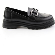 Bambi Siyah  Kadın Loafer Ayakkabı K01997011109