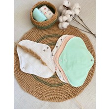 ECOSOFT Yıkanabilir Doğal Kadın Pedi Normal 3'lü Pamuk ve Bambu