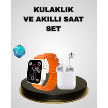 Elektronikçim Akıllı Saat ve Kablosuz Kulaklık Ios Android Uyumlu Teknoloji Seti - TK0021-5CDAH9