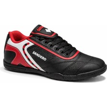 Liarca Sandero Kırmızı Siyah Çocuk Krampon – Hafif & Dayanıklı Tf