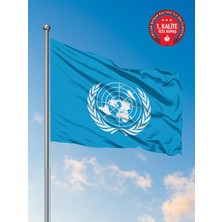 Bilsan Birleşmiş Milletler (Bm) Bayrağı 70X105 cm - Raşel Kumaş