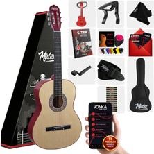 Midex CG-36NT Kaliteli 36 İnç 3/4 Juniur Çocuk Gitarı 8-12 Yaş Arası + Çanta Askı Capo Nota Sticker Pena Metod