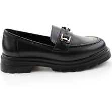 Bambi Siyah  Kadın Loafer Ayakkabı K01997011209