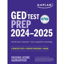 Kaplan Publishing Ged Test Prep 2024-2025: Includes A Diagnostic Pretest, 2 Full Length Practice Tests, 1000+ Practice