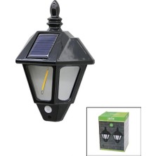 Shopwave 2 Pcs  Solar - Güneş Enerjili Duvar Lambası Cob LED Sensörlü= 3 Mod Fonksiyon Bahçe-Balkon-Sokak PT-2981 (5047)