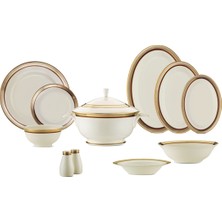 Evaliza Kremlın Burgundy Yemek Takımı 60 Parça