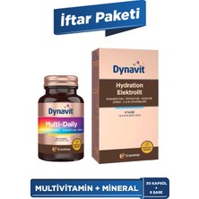 Dynavit Multidaily 30 Kapsül + Hydration Elektrolit 8 Saşe – Iftar Paketi
