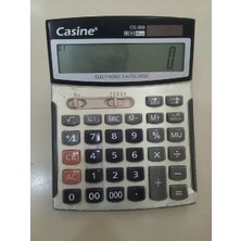 Casine CS-369 14 Haneli Hesap Makinesi Geniş Ekranlı Pil ve Güneş Enerjisi ile Çalışan