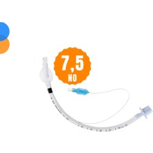 Sağlıklı Yaşam Entübasyon Tüpü (Endotrakeal Tüp) Kaflı (Balonlu) No: 7,5