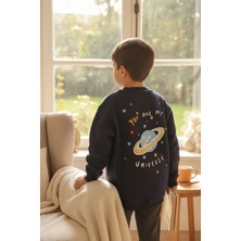 Kapitone Sweatshirt - You Are My Universe