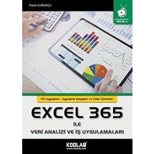 Excel 365 ile Veri Analizi ve Iş Uygulamaları: 170 Uygulama – Uygulama Dosyaları ve Video Çözümleri