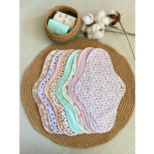 ECOSOFT Yıkanabilir Doğal Kadın Pedi Gece 8'li Pamuk ve Bambu