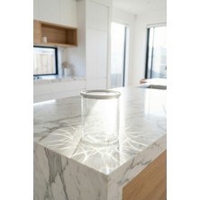 Acar Mirage Borosilikat Cam Kavanoz Gri - 1500 ml