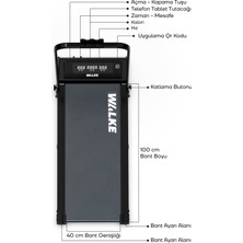 Walke W-FIT Uzaktan Kumandalı  Koşu Bandı 10 Km / Hz