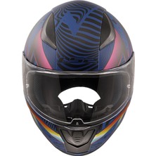 Ls2 Rapıd 2 Optık Mat Mavi-Mor Kask