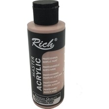 Rich Akrilik Boya 120 cc Pudra Pembe 133 Su Bazlı Özellikli Profesyonel Boya