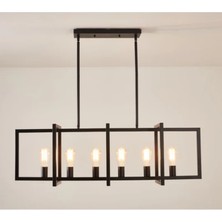 Ronisu Aydınlatma Elina Retro Yemek Masası Avize Ra-Avz- 3478-52-60