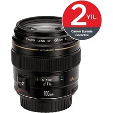 Canon EF100MM F2 USM Objektif 100mm Odak Uzaklığı ve Canon Uyumluluğu ile Profesyonel Çekimler İçin