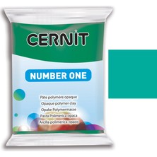 Cernit Polimer Kil Zümrüt Renk 56 gr Bir Numaralı Yumuşak Modelleme Malzemesi