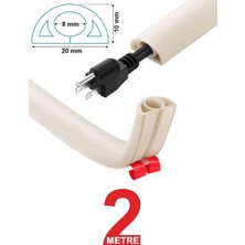 EasyTech Esnek Kablo Kanalı Krem / ET-KK13