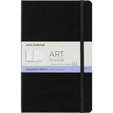 Art, Albümü, Sert Kapaklı Eskiz Defteri, Kalemler, Pastel ve Kömür Için Uygun, Büyük Format 13 x 21 Cm, 48 Sayfa) Siyah