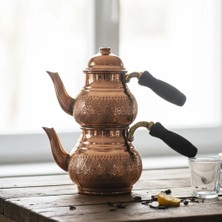 Bakır Küçük Klasik Çaydanlık